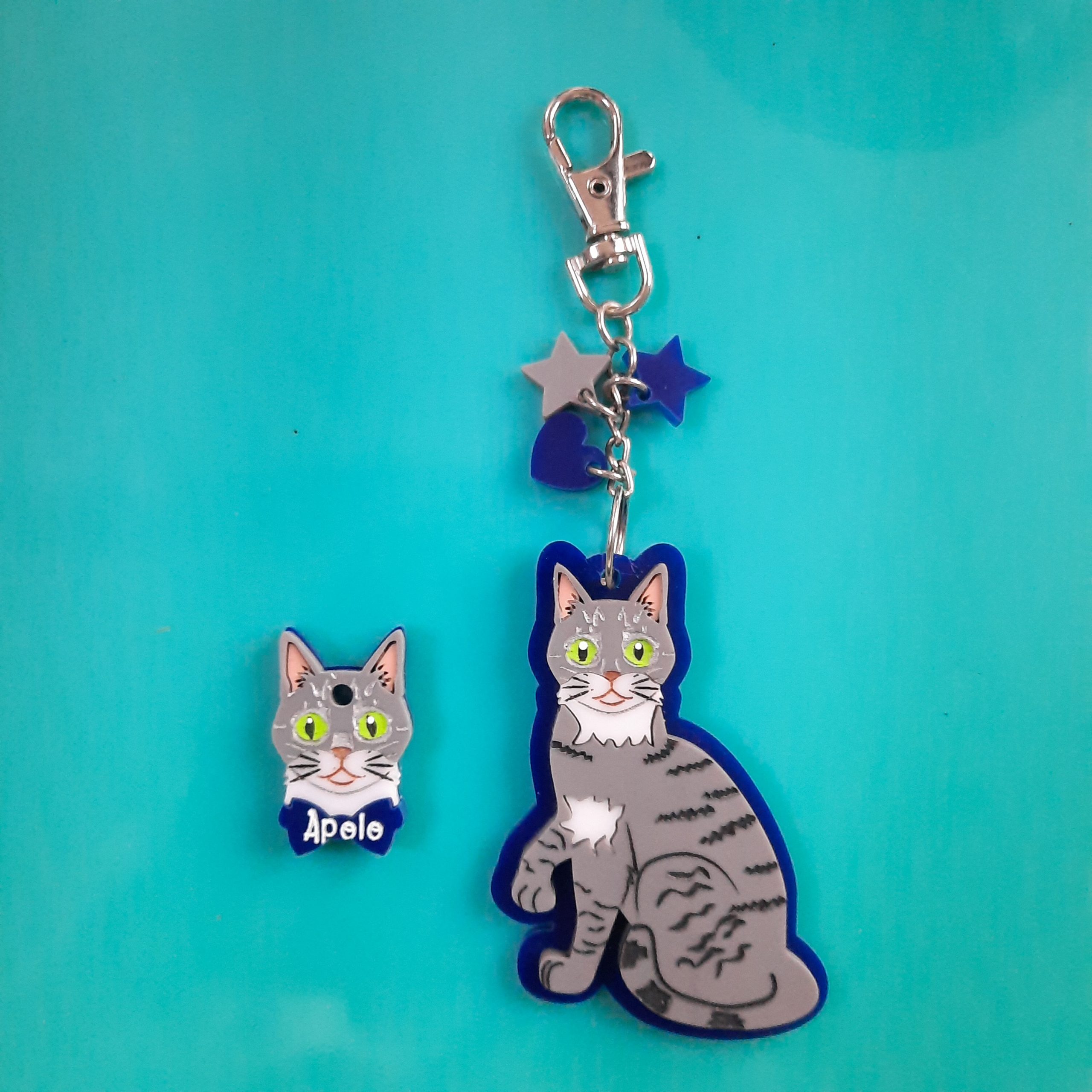 Set Llavero cuerpo completo + Placa - Imagen 2