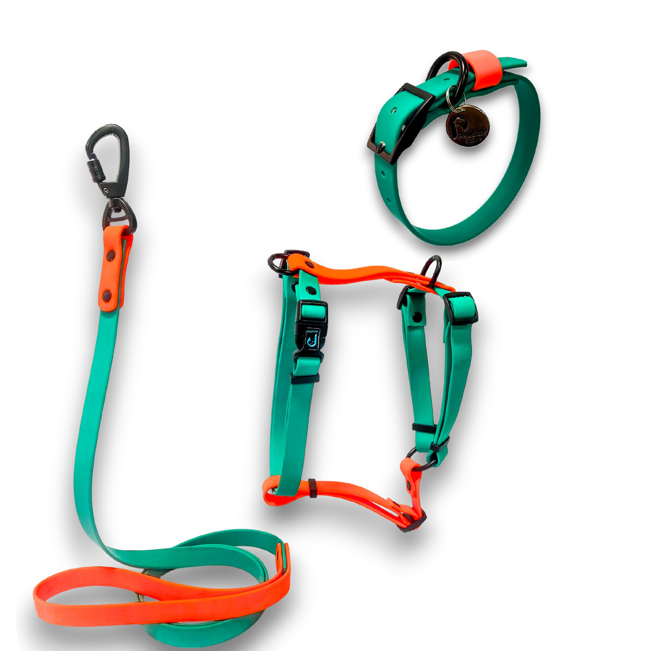 Set Arnés + Collar + correa